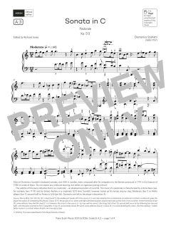 Sonata in C (Grade 8, list A3, from the ABRSM Piano Syllabus 2025 & 2026) (Download) 
