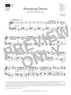 Stamping Dance (Grade 6, list C1, from the ABRSM Piano Syllabus 2025 & 2026) (Download) 