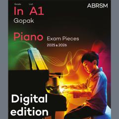 Gopak (Grade Initial, list A1, from the ABRSM Piano Syllabus 2025 & 2026) (Download) 