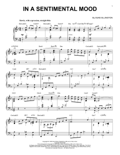 In A Sentimental Mood von Duke Ellington (Download) 