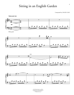 Sitting In An English Garden von David Lanz (Download) 