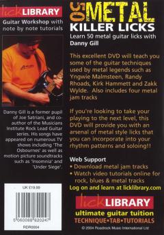 50 Metal Killer Licks von Danny Gill 