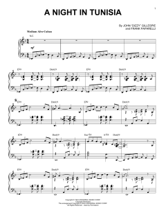 A Night In Tunisia von Dizzy Gillespie (Download) 