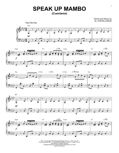 Speak Up Mambo (Cuentame) von Al Castellanos (Download) 