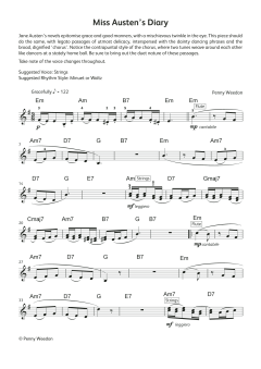 Miss Austen's Diary (LCME Electronic Keyboard Grade 5 List B) von Penny Weedon (Download) 