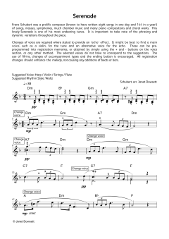 Serenade (LCME Electronic Keyboard Grade 3 List B) von Franz Schubert (Download) 