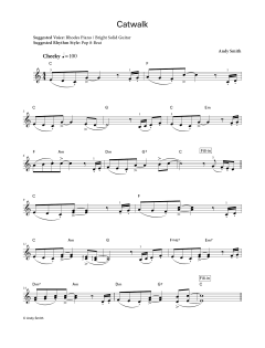 Catwalk (LCME Electronic Keyboard Grade 3 List B) von Andy Smith (Download) 