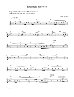 Spaghetti Western (LCME Electronic Keyboard Grade 2 List B) von Andy Carvill (Download) 