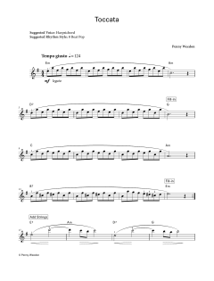 Toccata (LLCME Electronic Keyboard Grade 4 List B) von Penny Weedon (Download) 