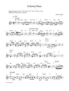 A Sunny Place (LCME Electronic Keyboard Grade 5 List A) von Andrew Hague (Download) 