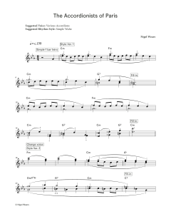 The Accordionists of Paris von Nigel Wears (Download) 