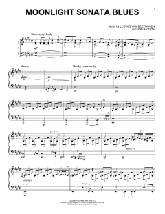 Moonlight Sonata Blues von Ludwig van Beethoven (Download) 