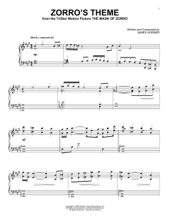 Zorro's Theme von James Horner (Download) 