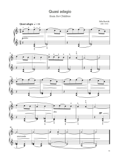 Quasi Adagio  (LCME Piano 2018 Grade 1 List B) (Download) 