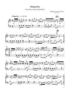 Allegretto, K. 15a  (LCME Piano 2018 Grade 3 List A) (Download) 