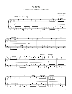 Andante (LCME Piano 2018 Grade 1 List A) (Download) 