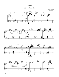 Venise Rêverie-Barcarolle, Op. 33 (Download) 
