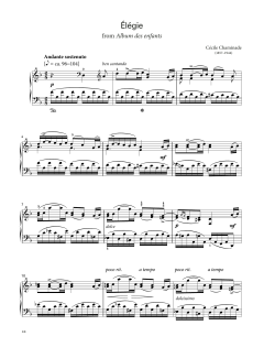Élégie, Op. 126 No. 7 (LCME Piano 2018 Grade 6 List B) (Download) 