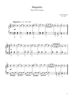 Allegretto, Op 125. No. 3 (Download) 