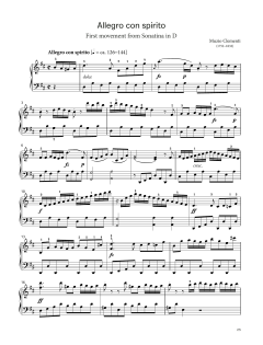 Allegro con spirito (LCME Piano 2018 Grade 6 List A) (Download) 