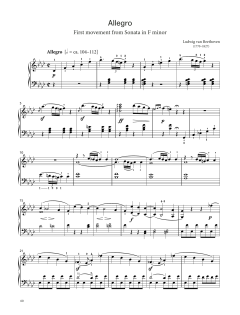 Allegro, Op. 2 No. 1 (LCME Piano 2018 Grade 8 List A) (Download) 