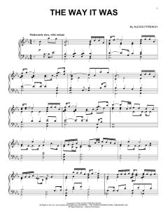 The Way It Was von Alexis Ffrench (Download) 