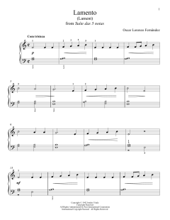 Lamento von Oscar Lorenzo Fernandez (Download) 