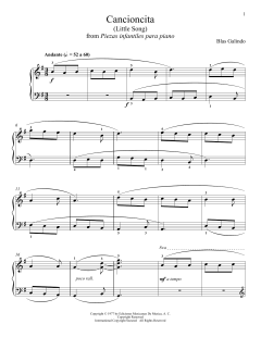 Cancioncita von Blas Galindo (Download) 