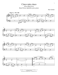 Cinco Mas Cinco von Blas Galindo (Download) 