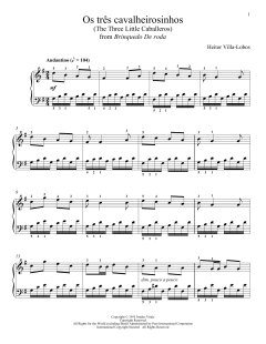 Os Tres Cavalheirosinhos von Heitor Villa-Lobos (Download) 