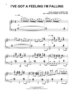 I've Got A Feeling I'm Falling von Billy Rose (Download) 