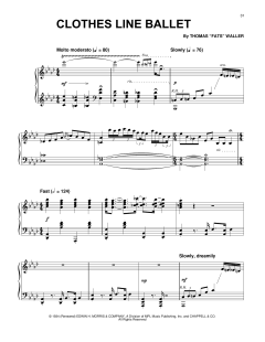 Clothes Line Ballet von Thomas "Fats" Waller (Download) 