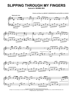 Slipping Through My Fingers von ABBA (Download) 