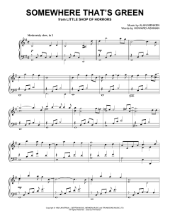 Somewhere That's Green von Alan Menken (Download) 