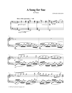 A Song For Sue von Edward Gregson (Download) 