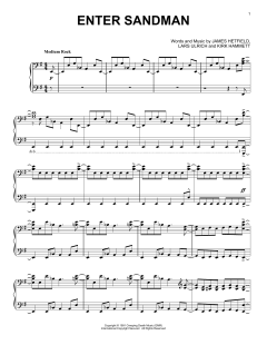 Enter Sandman von Metallica (Download) 