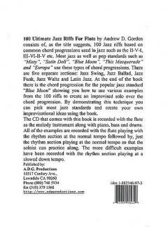 100 Ultimate Jazz Riffs von Andrew D. Gordon 