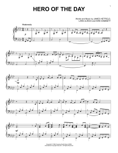 Hero Of The Day von Metallica (Download) 