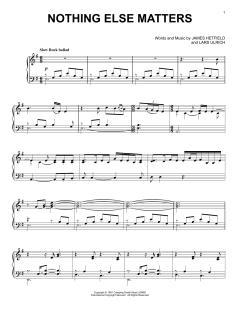 Nothing Else Matters von Metallica (Download) 