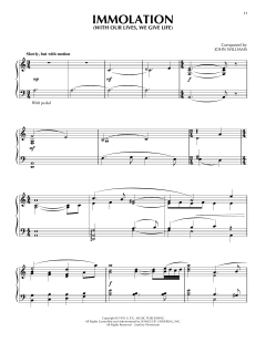 Immolation (With Our Lives, We Give Life) von John Williams (Download) 