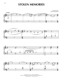 Stolen Memories von John Williams (Download) 