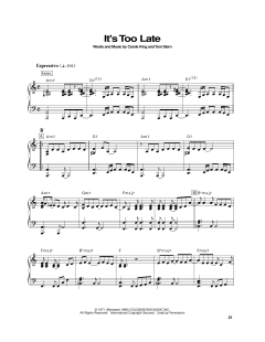 It's Too Late von Carole King (Download) 