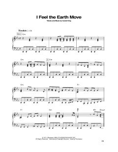 I Feel The Earth Move von Carole King (Download) 