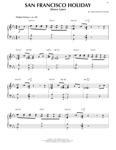 San Francisco Holiday (Worry Later) von Thelonious Monk (Download) 