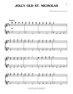 Jolly Old St. Nicholas (Download) 