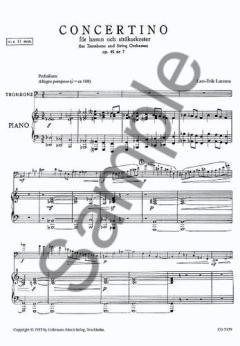 Concertino op. 45/7 von Lars-Erik Larsson 