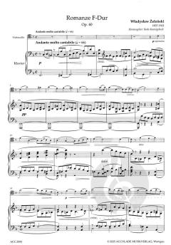 Romanze op. 40 von Wladyslaw Zelenski 