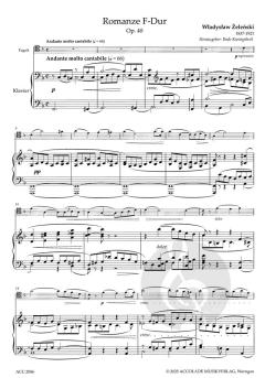 Romanze op. 40 von Wladyslaw Zelenski 