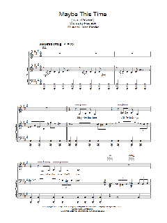 Maybe This Time von John Kander (Download) 