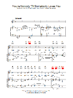 You're Nobody 'Til Somebody Loves You von Dean Martin (Download) 